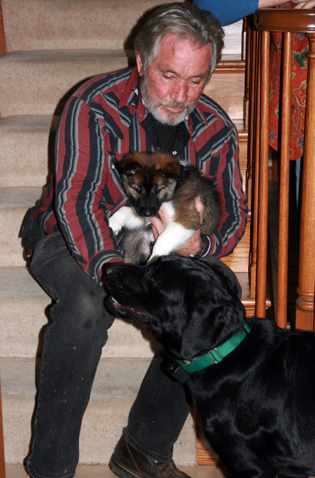 Portrait with Dad and Luke