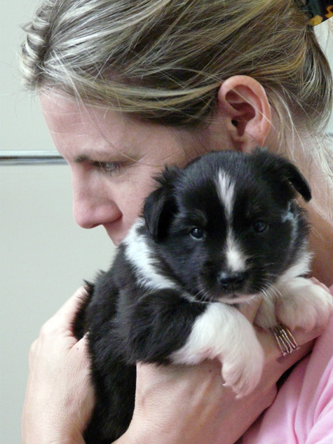 Christie with Pup 1